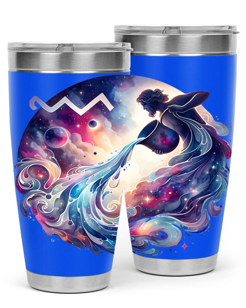 aquarius 89#- zodiac- Tumbler