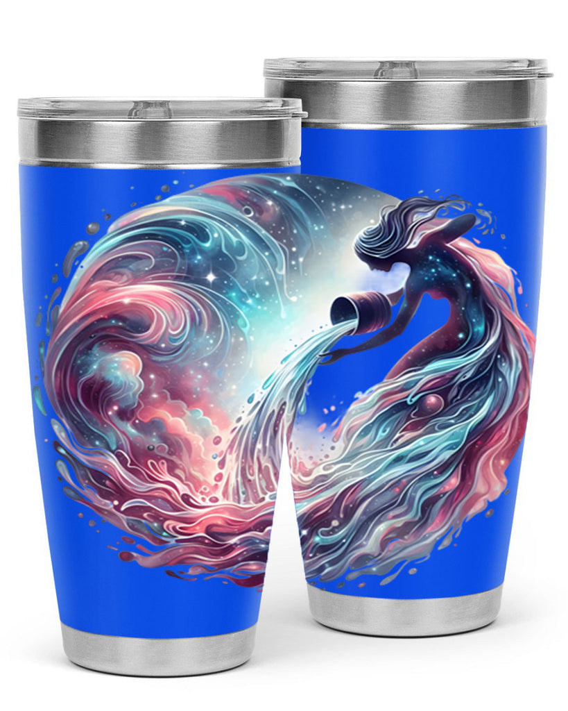 aquarius 91#- zodiac- Tumbler