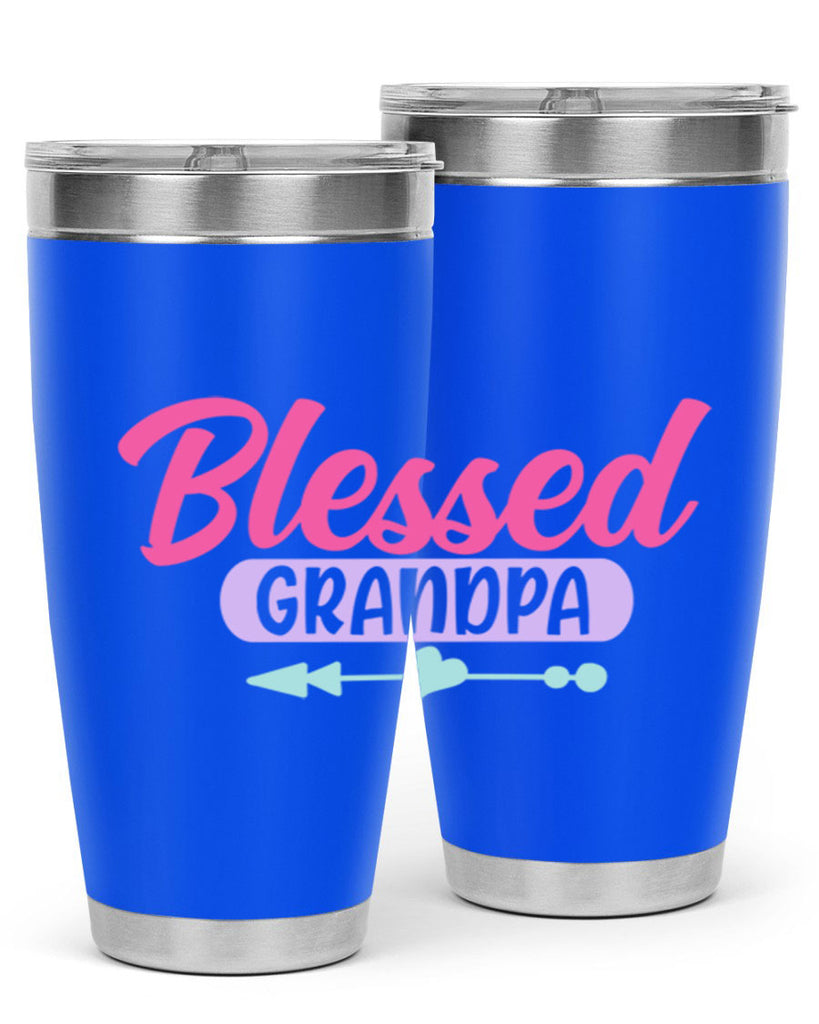 blessed grandpa 75#- grandpa - papa- Tumbler