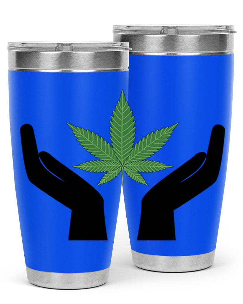 cannabis hands 44#- marijuana- Tumbler