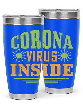 coronavirus inside Style 2#- corona virus- Cotton Tank