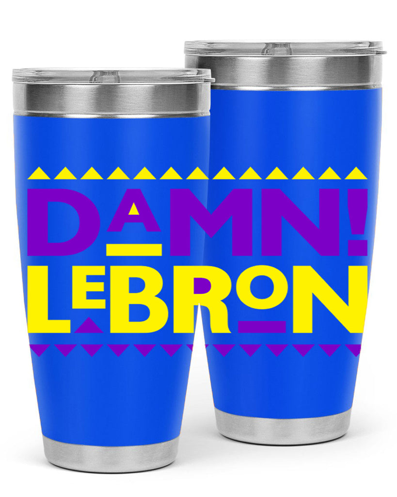 damn lebron 177#- black words phrases- Cotton Tank