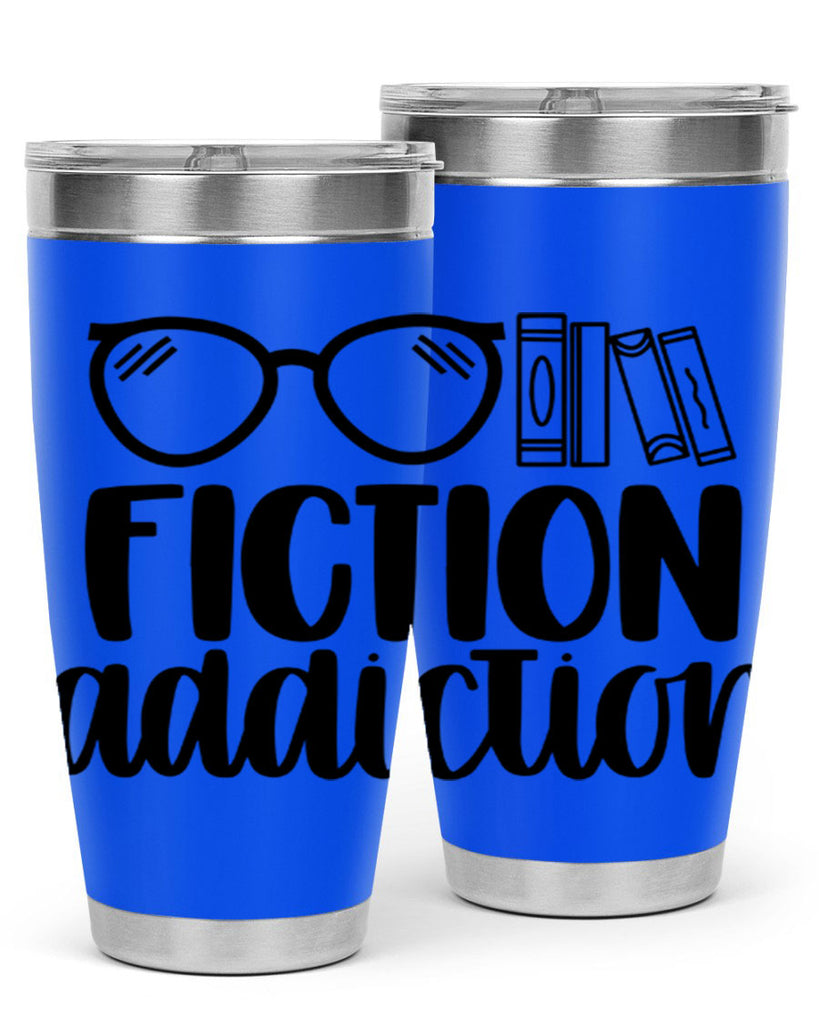 fiction addiction 40#- reading- Tumbler