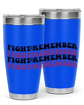 fight remember 142#- alzheimers- Tumbler