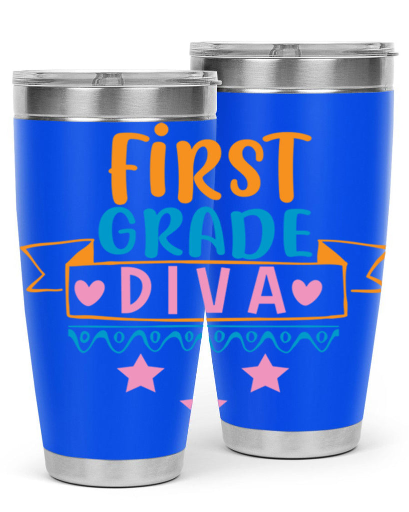 first grade diva 23#- 1st grade- Tumbler