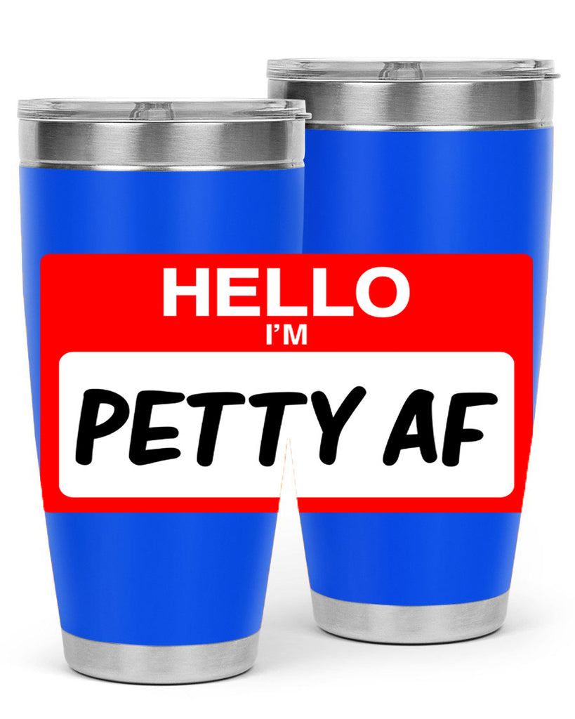 hello im pettyaf 130#- black words phrases- Cotton Tank