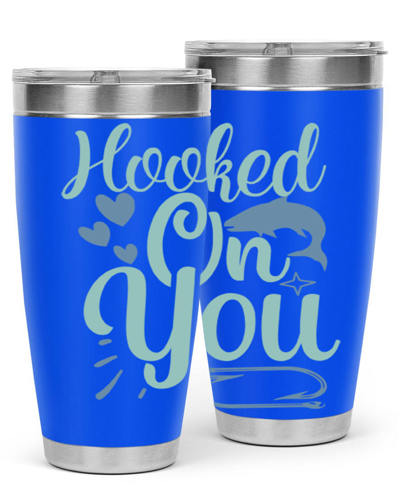 hooked on you 215#- fishing- Tumbler