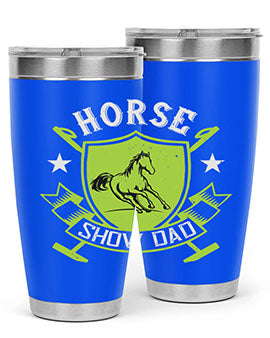 horse show dad Style 48#- horse- Tumbler