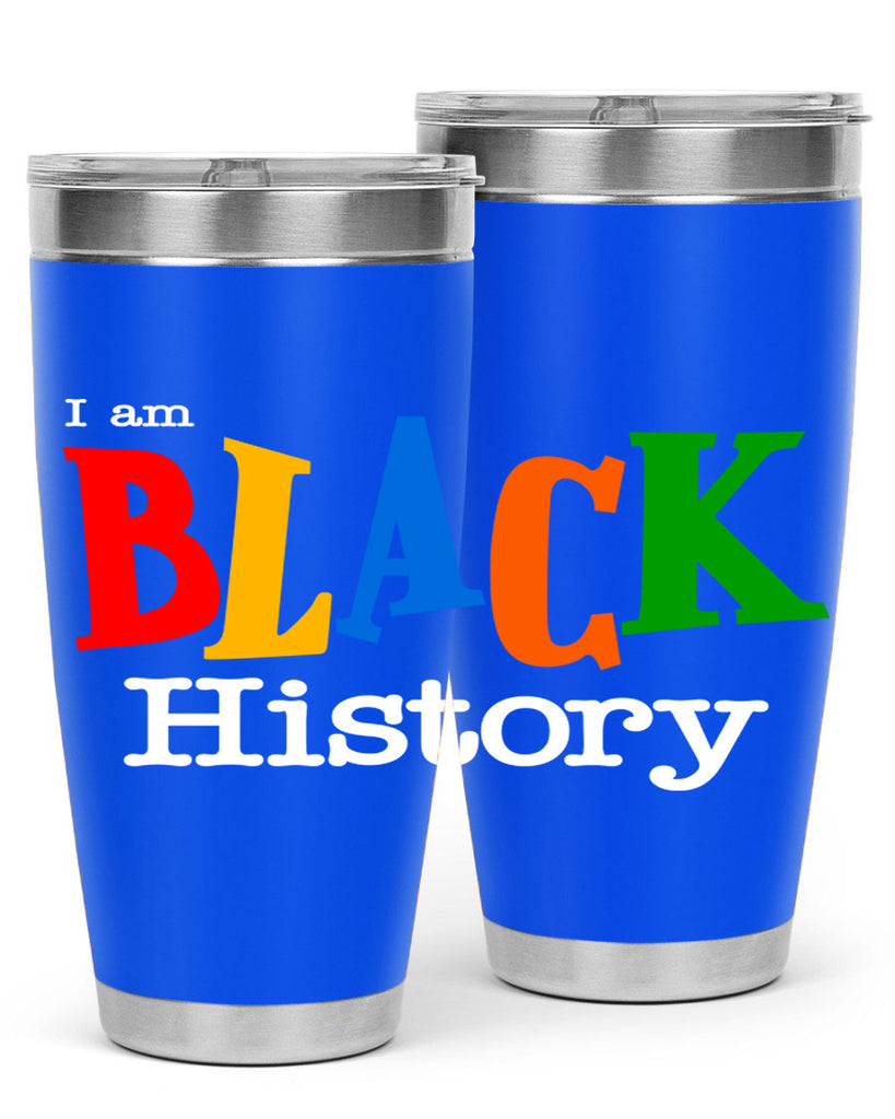 i am black  history 117#- black words phrases- Cotton Tank