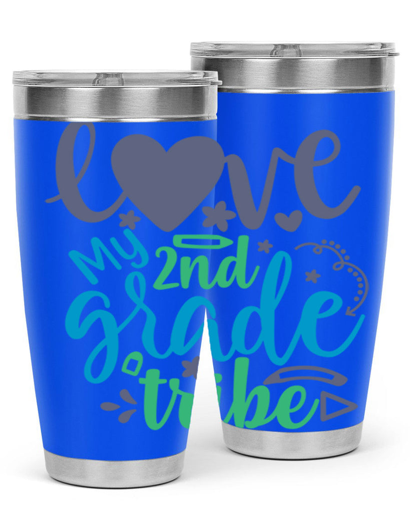 love my 2nd grade tribe 9#- second grade- Tumbler