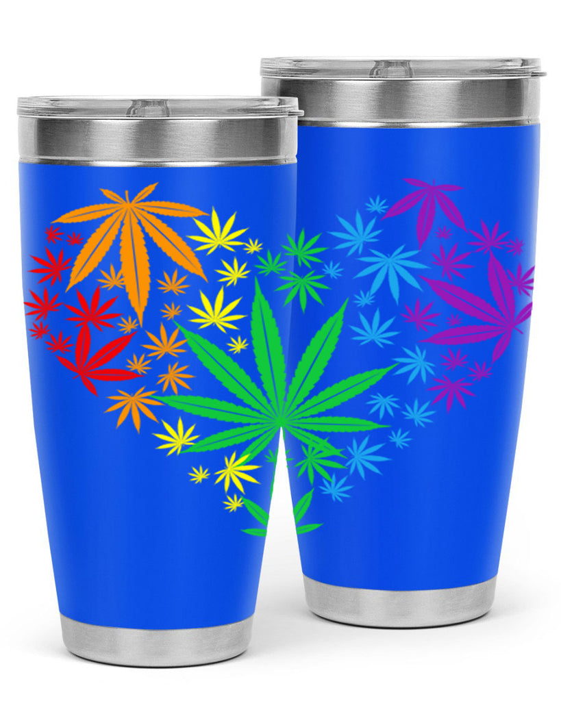 marijuana heart 200#- marijuana- Tumbler