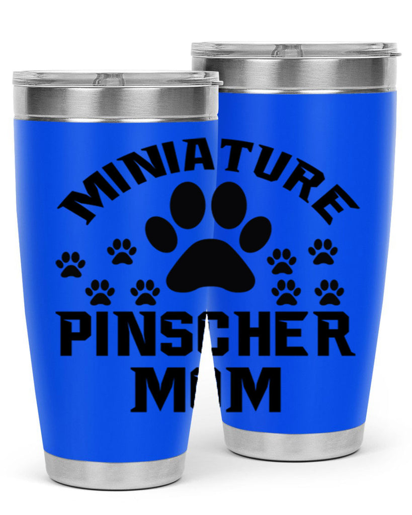 miniature pinscher mom 129#- mom- Tumbler