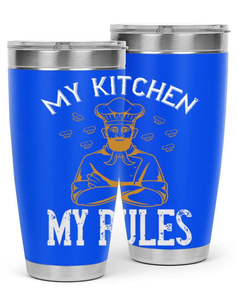 my kitchen my rules 15#- cooking- Tumbler