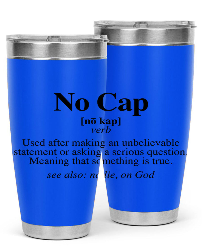 no cap 61#- black words phrases- Cotton Tank