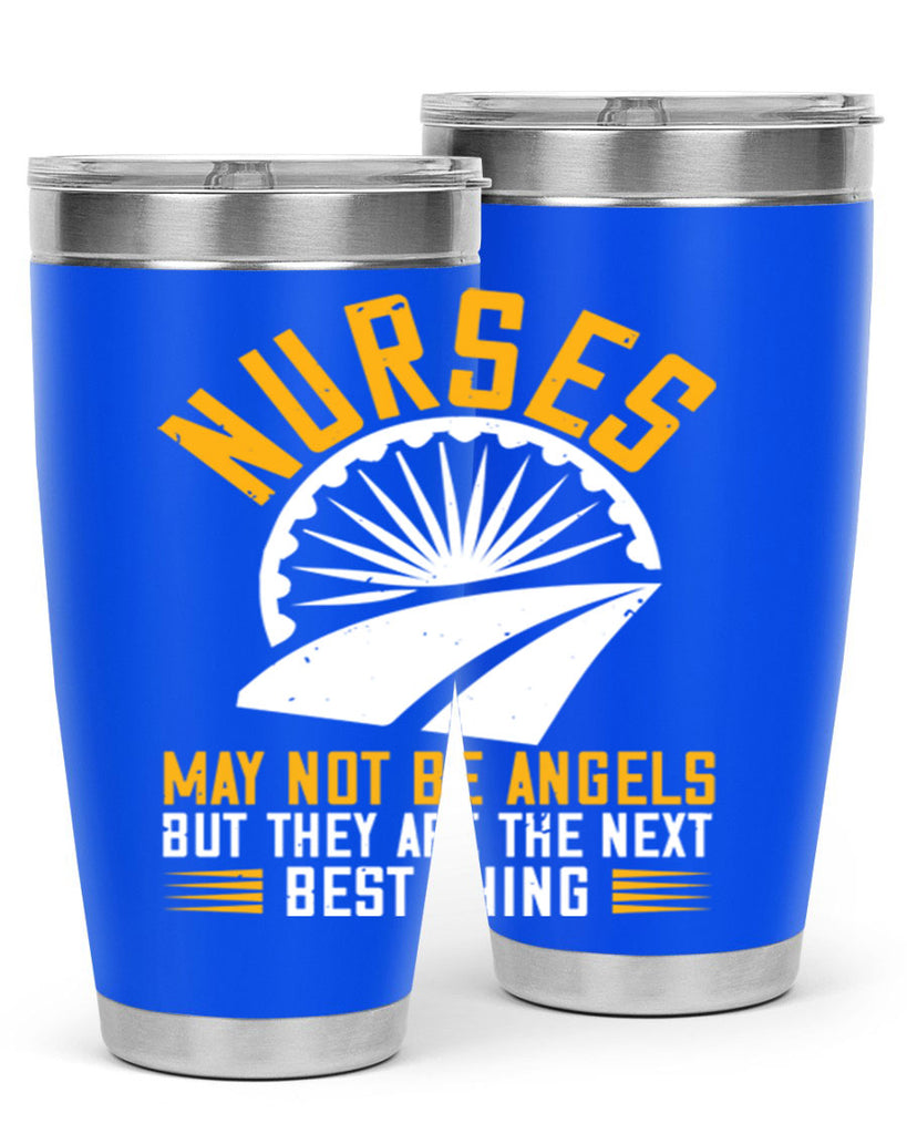 nurses may not be angels Style 265#- nurse- tumbler