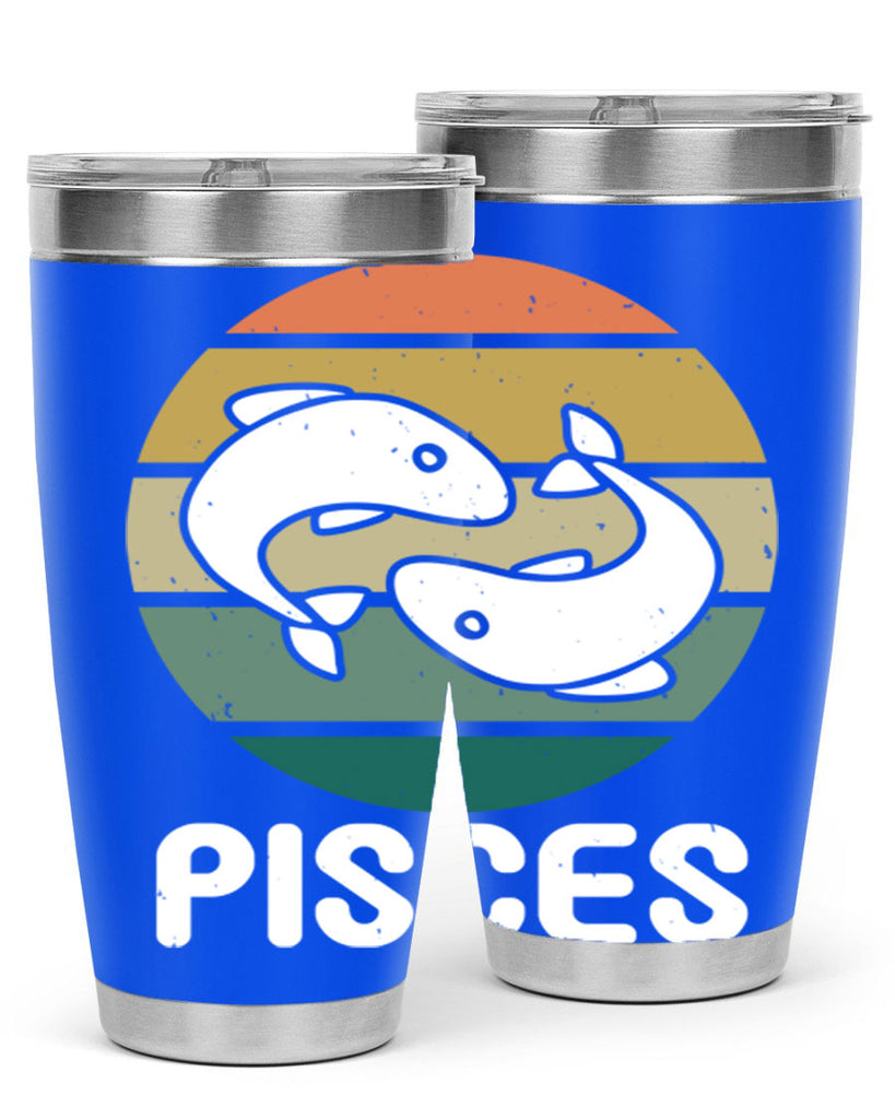 pisces 346#- zodiac- Tumbler