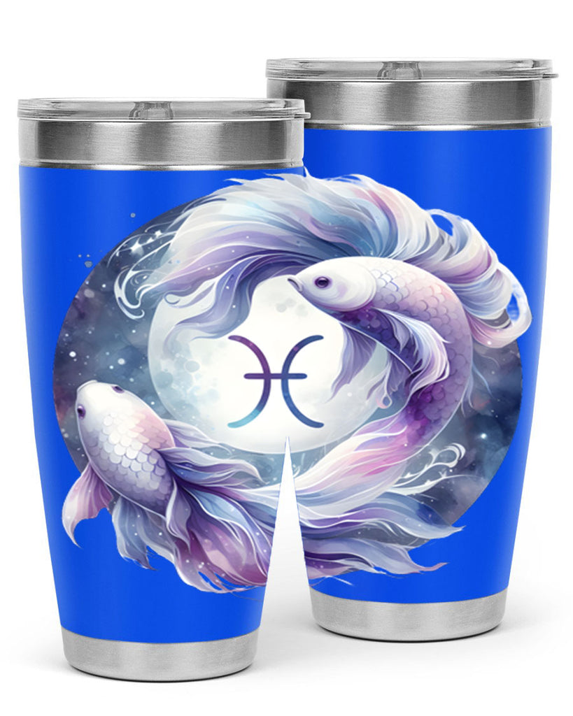 pisces 347#- zodiac- Tumbler