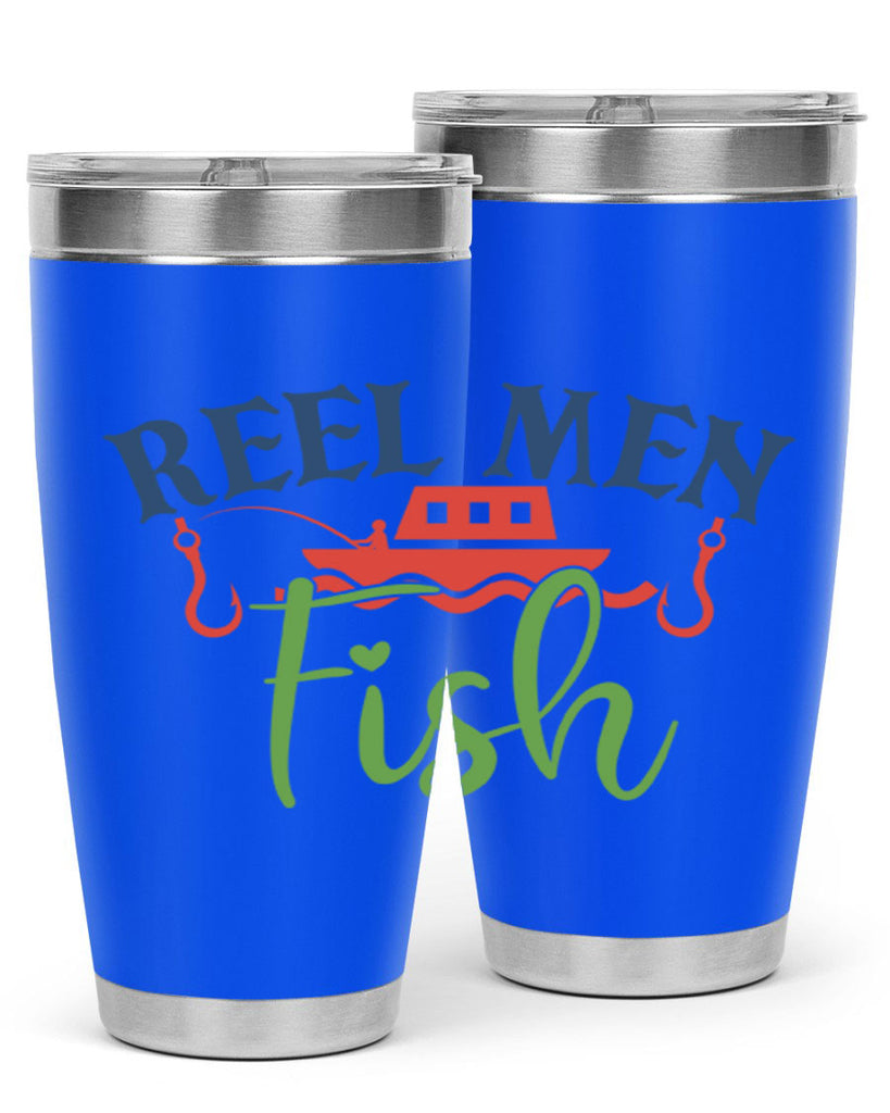 reel men fish 196#- fishing- Tumbler