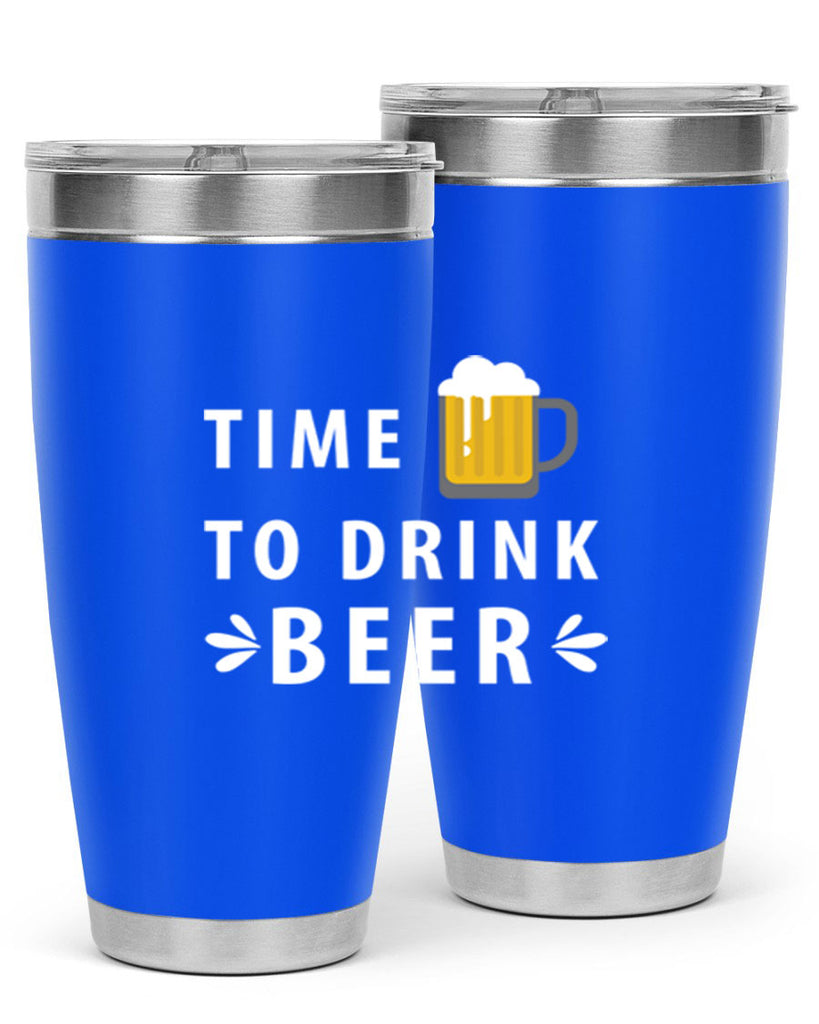 time to drink 7#- beer- Tumbler