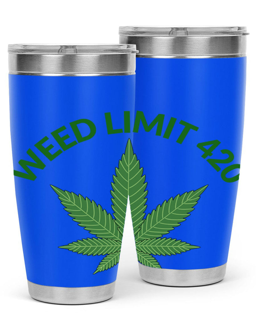 weed limit 420 sd 293#- marijuana- Tumbler