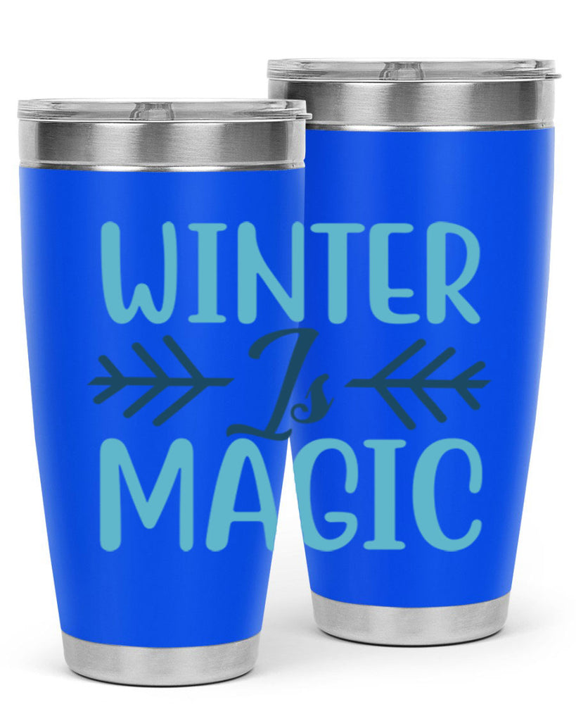 winter is magic 506#- winter- Tumbler