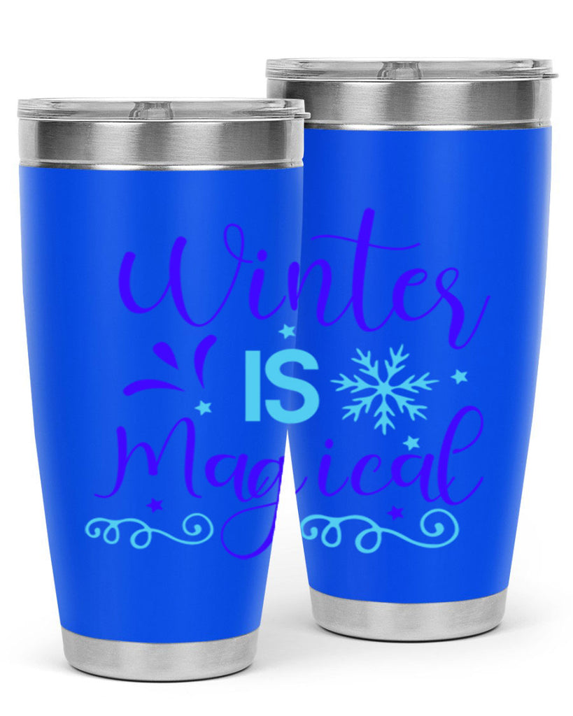 winter is magical 510#- winter- Tumbler