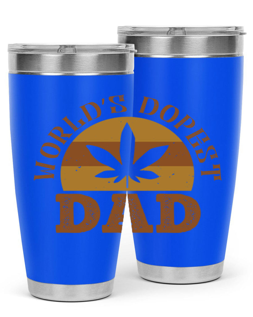 world’s dopest dad 137#- fathers day- Tumbler