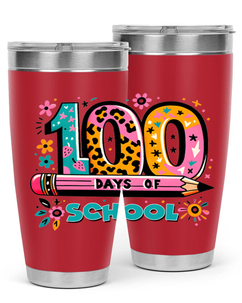 100 days of school lighting 32#- 100 days of school- Tumbler