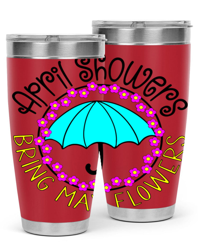 April showers21#- spring- Tumbler