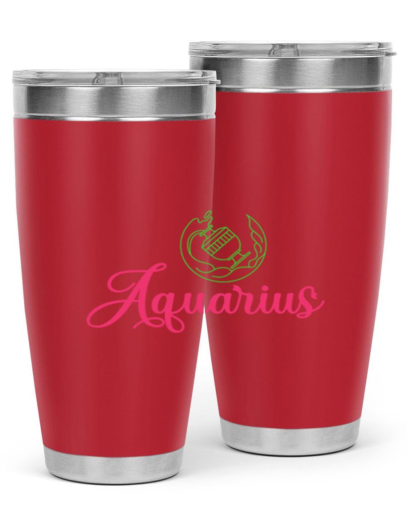 Aquarius 70#- zodiac- Tumbler