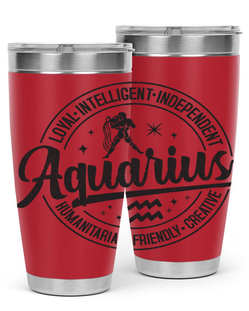 Aquarius 71#- zodiac- Tumbler