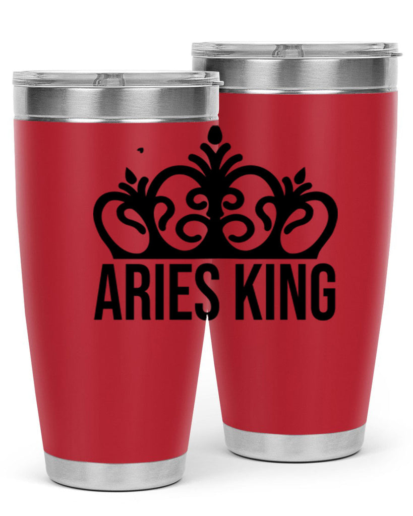 Aries king 107#- zodiac- Tumbler