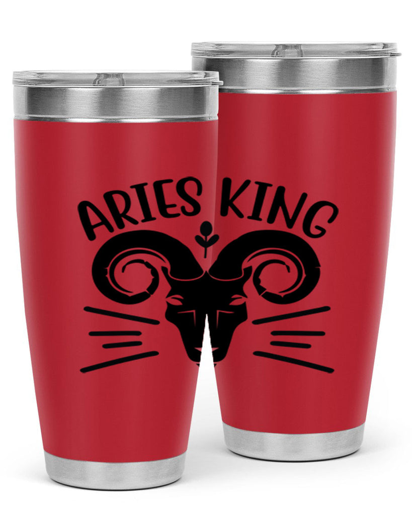 Aries king 109#- zodiac- Tumbler