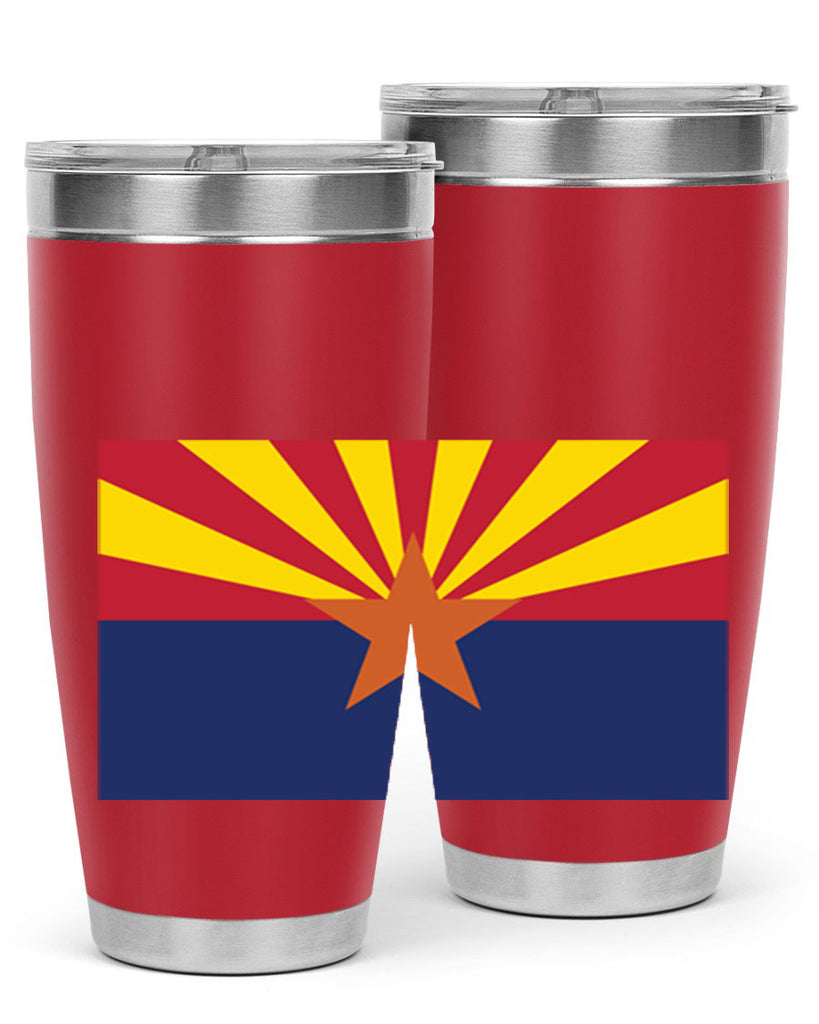 Arizona 49#- Us Flags- Tumbler