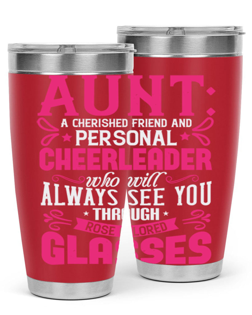 Aunt A cherished friend and personal cheerleader Style 70#- aunt- Tumbler