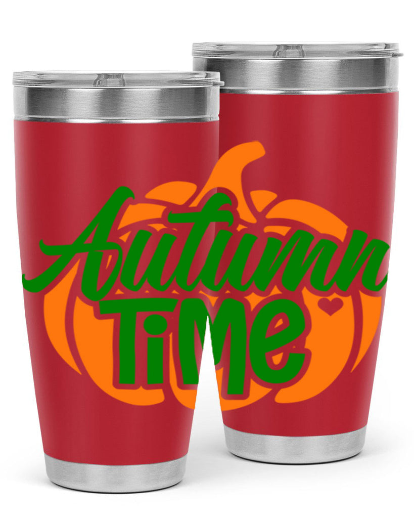 Autumn Time 34#- fall- Tumbler