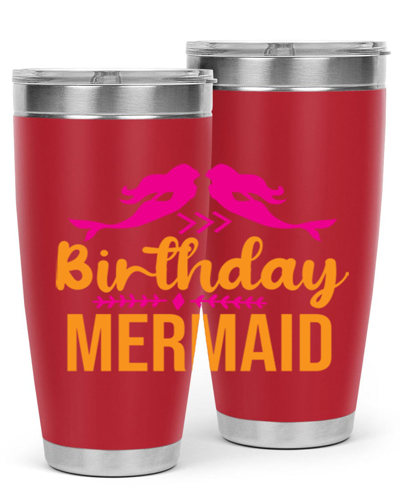 Birthday Mermaid 69#- mermaid- Tumbler