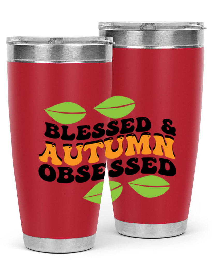 Blessed Autumn Obsessed 48#- fall- Tumbler