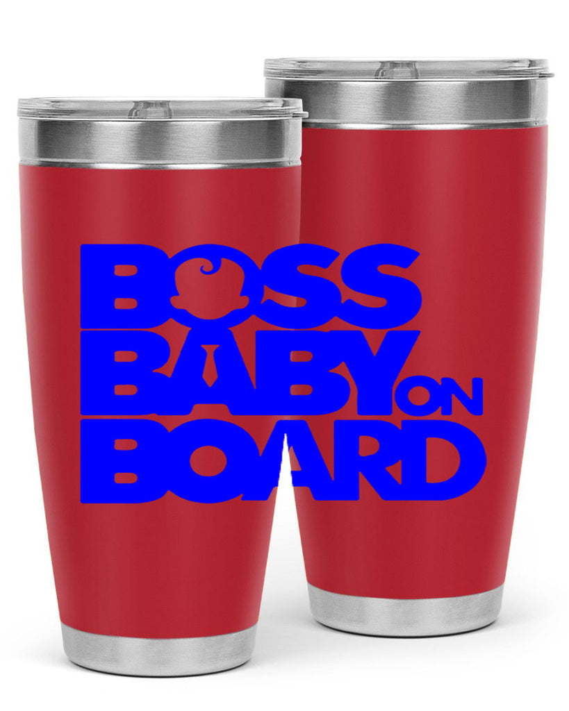 Boss Baby On Board 2#- black words phrases- Cotton Tank