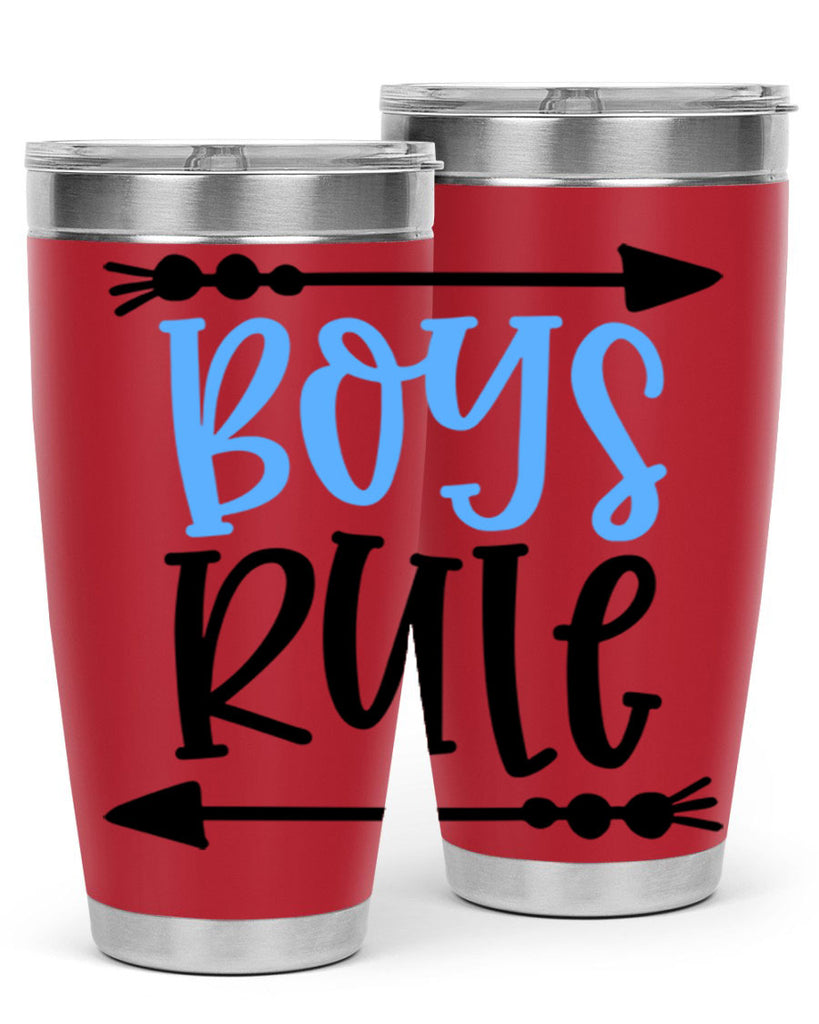 Boys Rule Style 108#- baby- tumbler