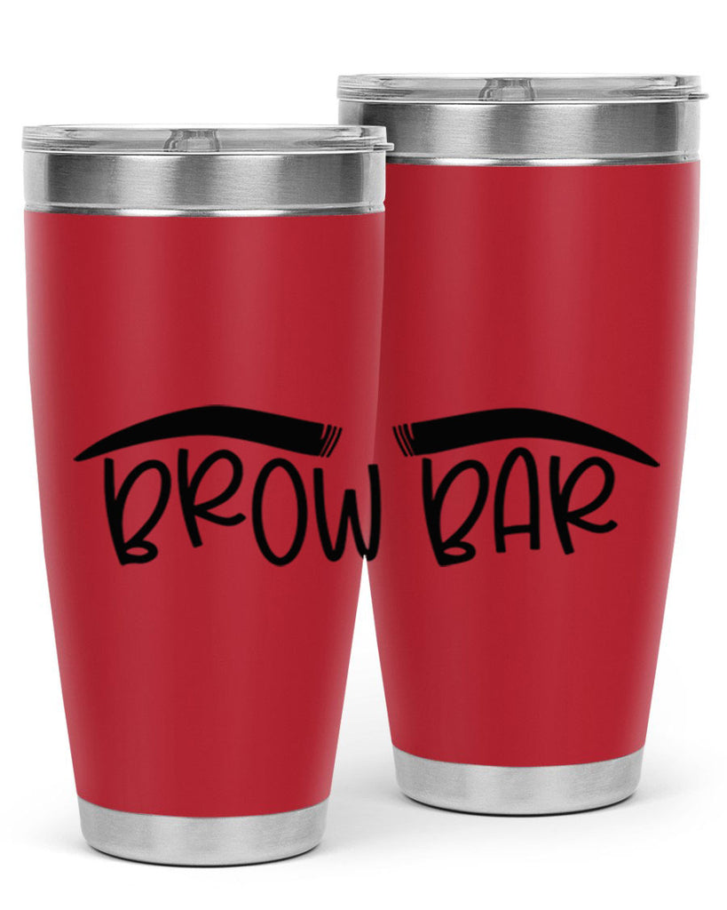 Brown Bar Style 124#- make up- Tumbler