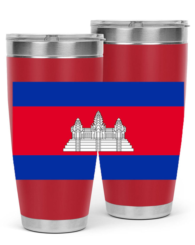 Cambodia 168#- world flags- Tumbler