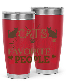 Cats Are My Favorite People Style 8#- cat- Tumbler