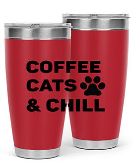 Coffee Cat Style 41#- cat- Tumbler