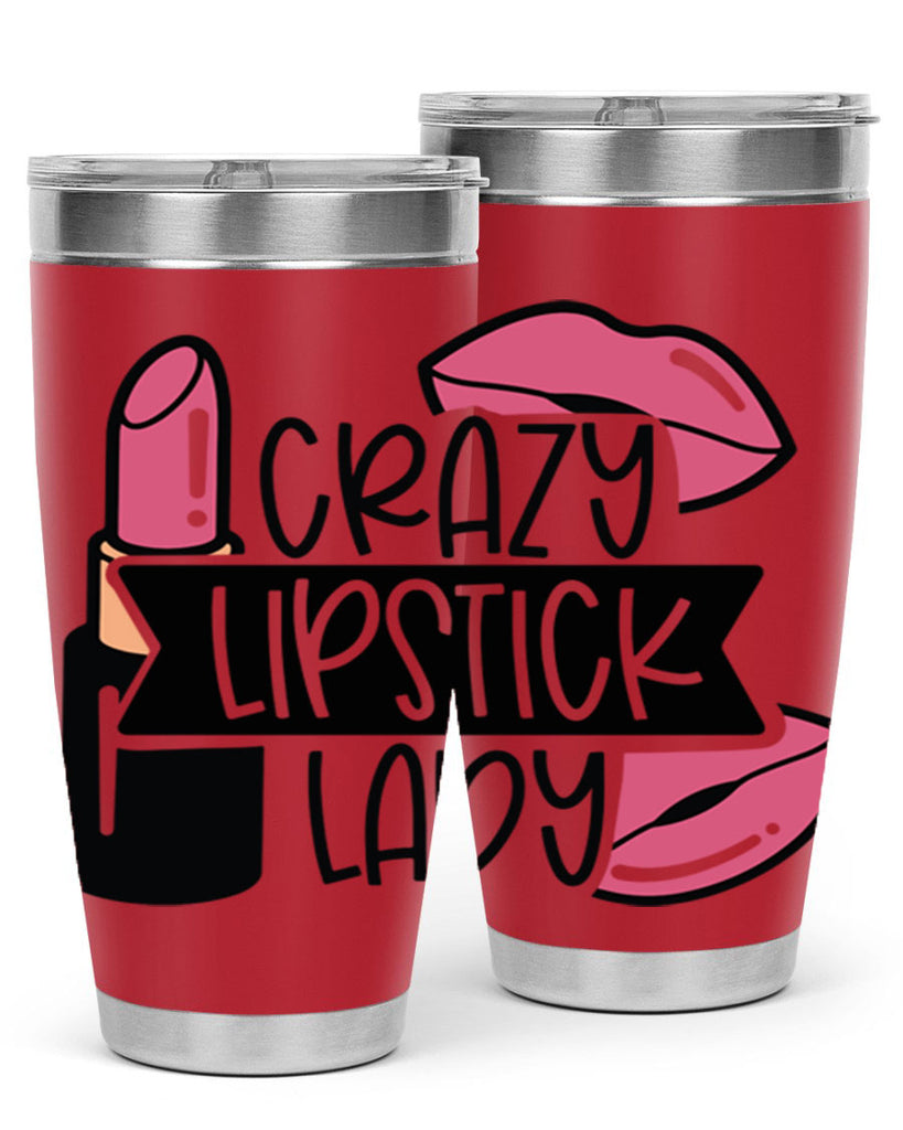 Crazy Lipstick Lady Style 108#- make up- Tumbler