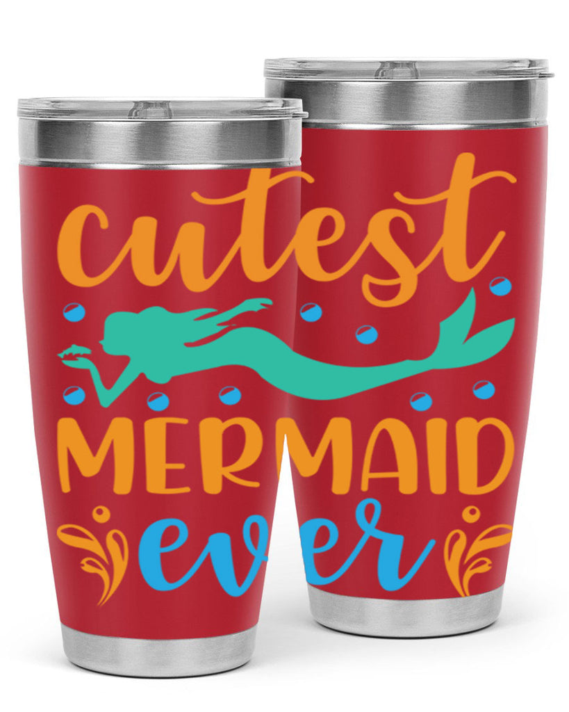 Cutest Mermaid Ever Design 102#- mermaid- Tumbler