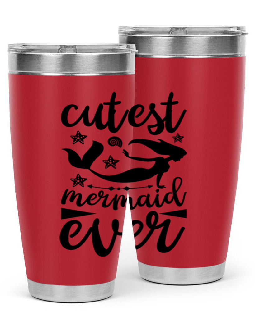 Cutest mermaid ever design 103#- mermaid- Tumbler