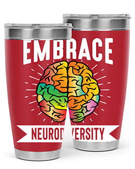 EmbraceNeurodiversityAwarenessTshirt 133#- alzheimers- Tumbler