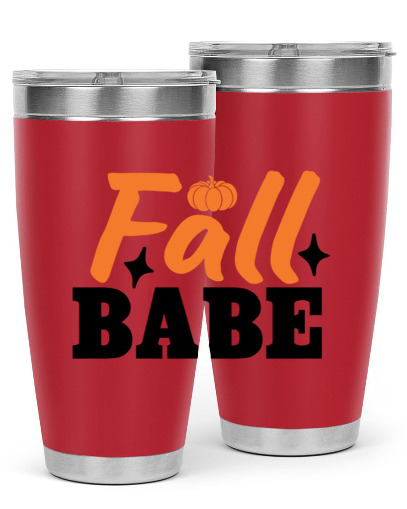 Fall Babe 89#- fall- Tumbler
