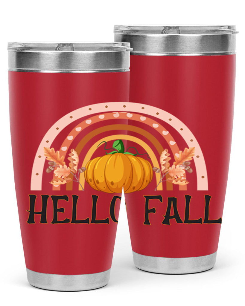 Fall Boho Rainbow 91#- fall- Tumbler